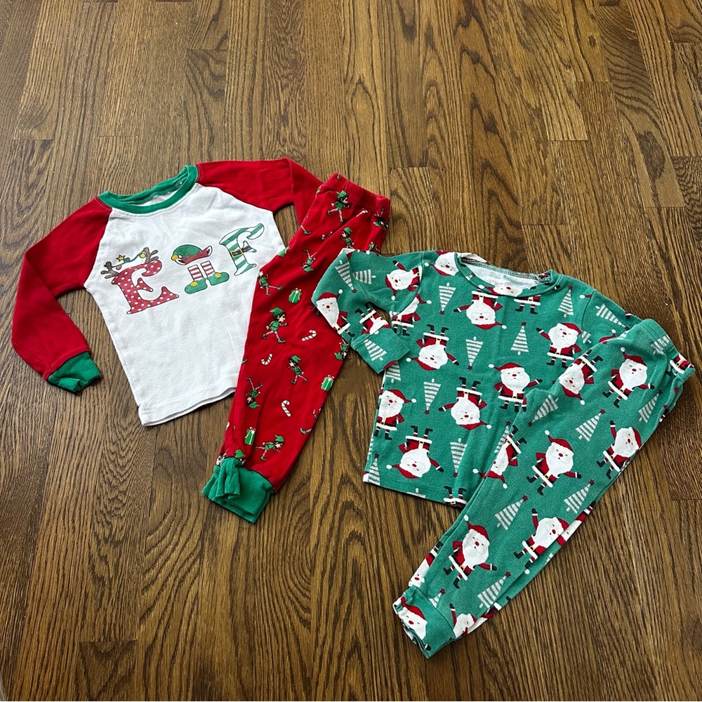 Christmas Pajamas Sets, size 2T